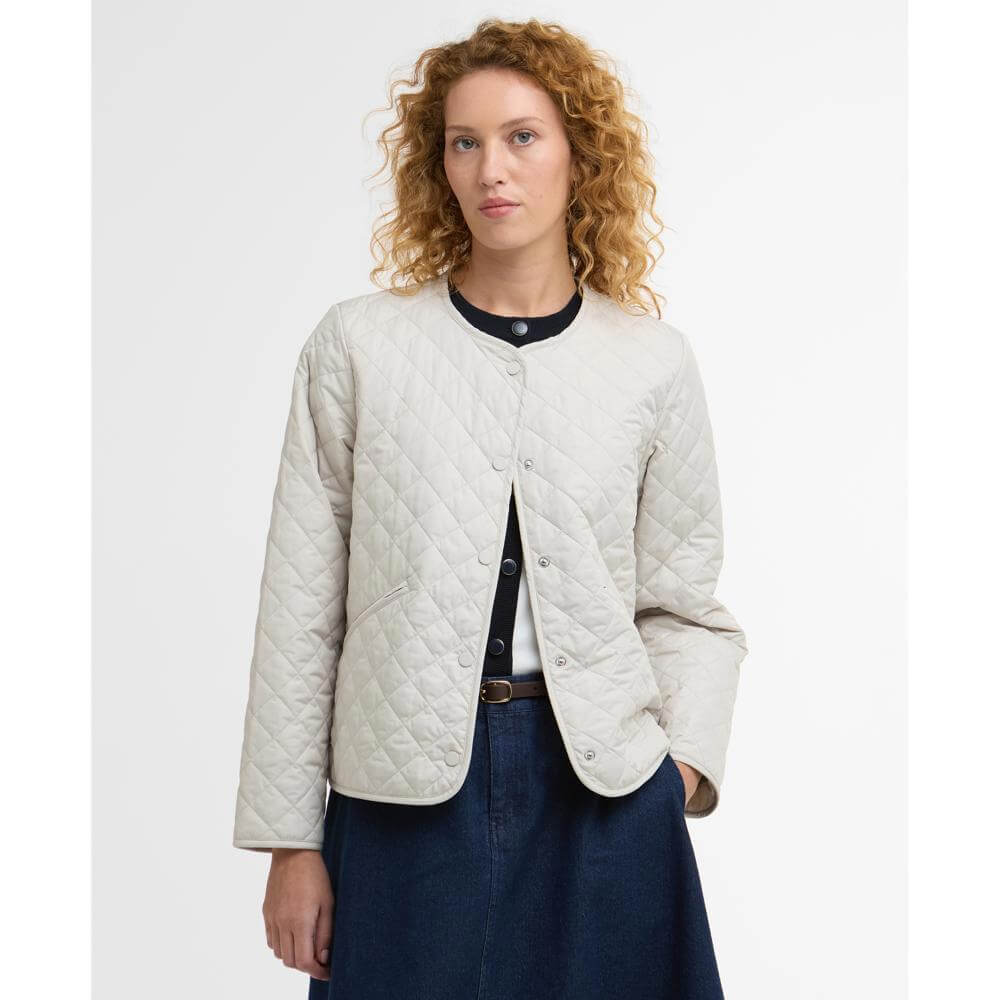 Barbour Cashel Collarless Quilted Jacket